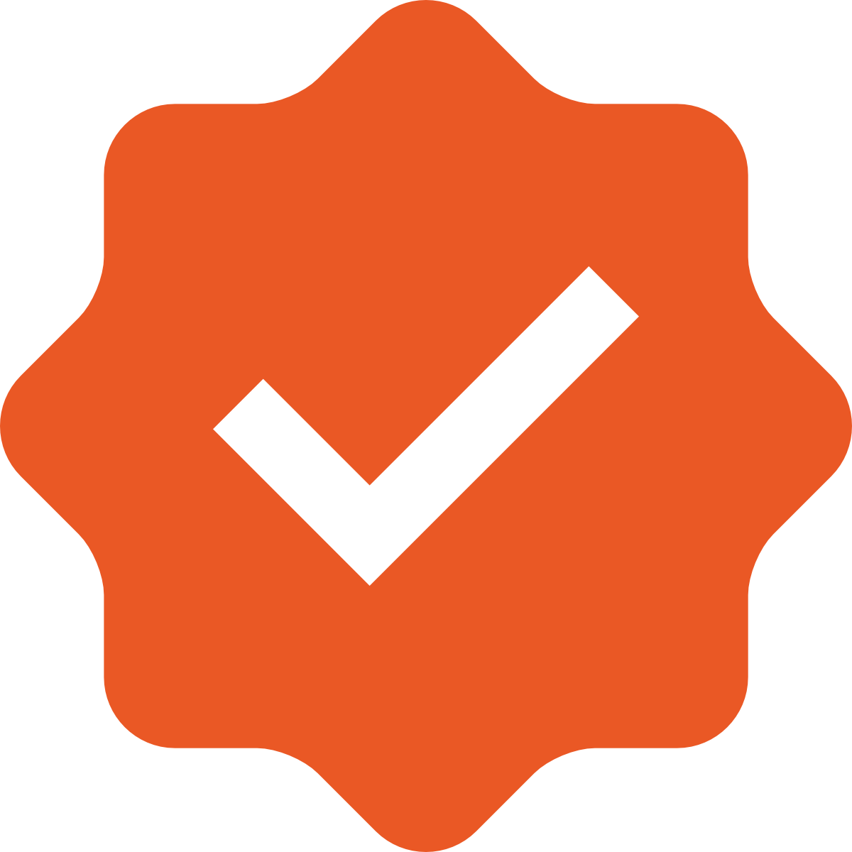 Checkmark Icon (Orange)